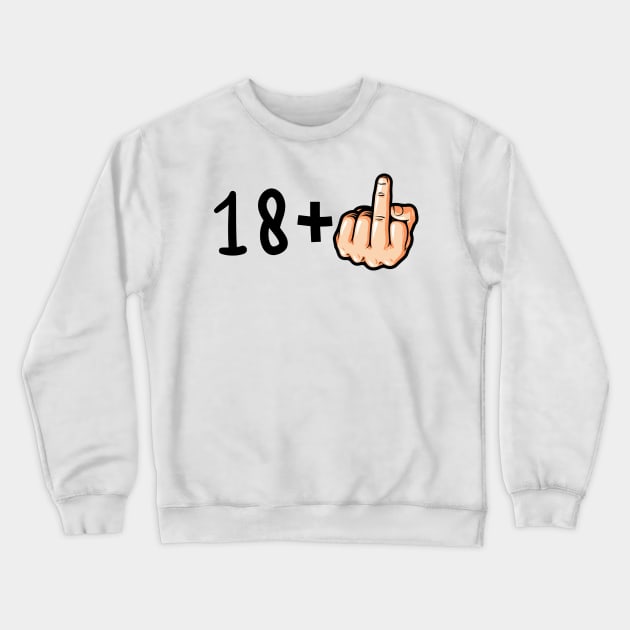 Funny 19th Birthday Gift | 19th anniversary gift, 19th Birthday | Funny Birthday Tees | Rude Birthday Gift Idea Crewneck Sweatshirt by BestCatty 